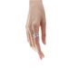 2022 New Control Theory Niche Design Open Ring With Irregular Zircon And Diamond Inlay, No Gender, High-end Feel_ipsvogv.com