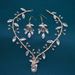 Cross Level Rhinestone Handmade Headdress Bridal Headband Hanging Rhinestone Forehead Chain Headband Simple Temperament Performance Photo Headband_ipsvogv.com