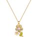 【 Titanium Steel 】 Necklace Earring Light Luxury Full Diamond Drip Oil Flower Personalized Temperament Banquet Earrings_ipsvogv.com