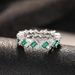 Cao Shi's Light Luxury Women's Geometric Zircon Noblewoman Ring, Fashionable Temperament, Banquet Matching Style_ipsvogv.com