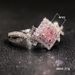 Cao Shi's new accessories creative cross winding powder diamond zircon ring women's daily accessories_ipsvogv.com