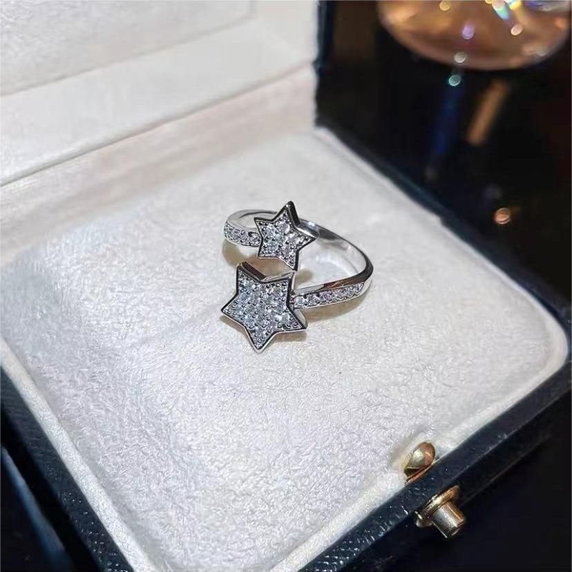 【 1667 People Praised 】 Love, High-end Feeling, Cross Zircon Female Ins, Niche Design, Index Finger Ring, Exquisite_ipsvogv.com