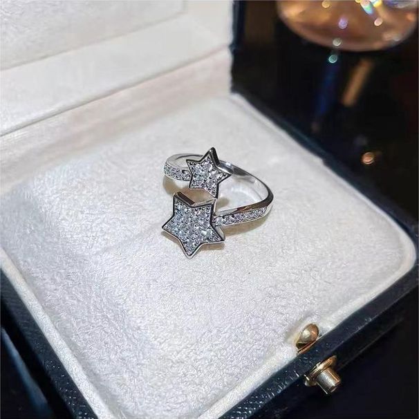 【 1667 People Praised 】 Love, High-end Feeling, Cross Zircon Female Ins, Niche Design, Index Finger Ring, Exquisite_ipsvogv.com