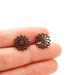 New Fashion Sweet Earrings Stainless Steel Cute Hollow Forest Daisy Flower Earrings Spot_ipsvogv.com