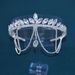 Elegant Rhinestone Bridal Headband For Women - Handcrafted Floral Hair Crown For Weddings, Parties & Special Occasions_ipsvogv.com