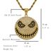 Jack Skellington Skull Cartoon Pendant Hip Hop Titanium Steel Necklace DZ492_ipsvogv.com