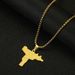 Stainless Steel Street Gun Necklace, Men's Jewelry, Punk, Hip-hop, Rapper Pendant Accessory_ipsvogv.com