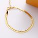 Sterling Silver Bracelet Women's Double Blade Chain Snake Bone Chain Girlfriend Bracelet Design Niche Bracelet_ipsvogv.com
