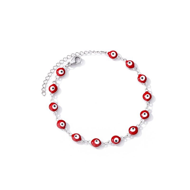 New Devil's Men And Women Couple Simple Geometric Bracelet Blue Eye Jewelry_ipsvogv.com