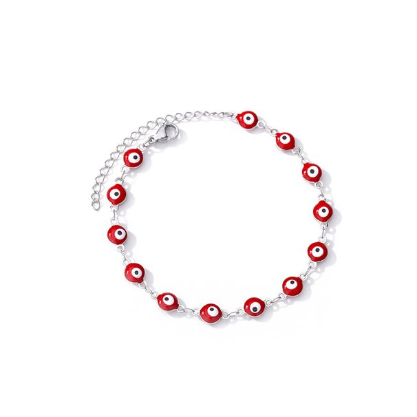 New Devil's Men And Women Couple Simple Geometric Bracelet Blue Eye Jewelry_ipsvogv.com