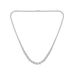 Gradient Size Zircon Necklace Hip-Hop Trendy Personality Tennis Chain High-End Accessories_ipsvogv.com
