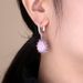 Luxury Natural Colored Gemstone Pink Chalcedony Earrings And Earrings. The Prosperous Series Of High Grade Silver Inlaid Gemstone Earrings_ipsvogv.com