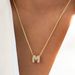 Women's Jewelry 3D Cute Balloon Bubble 26 English Letters Pendant DIY Combination Name Necklace_ipsvogv.com