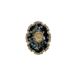 Palace photo frame abalone shell sunflower painting style relief enamel drip oil brooch chest flower girl_ipsvogv.com