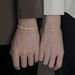 hot-selling ins niche design high-end bracelet set stainless steel couple love bracelet 2-piece set_ipsvogv.com