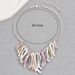 Geometric Fashion OL Style Necklace Simple Irregular Drip Oil Design Hip Hop Clavicle Versatile Long Chain_ipsvogv.com
