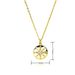 Copper Gold Plated Diamond Six Pointed Star Necklace Female Sterling Silver Trendy Internet Celebrity Douyin Same Style Compass Lucky Clavicle Chain_ipsvogv.com