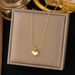Peronalized Shell White Sea Beimu Peach Heart Love Exquiite Necklace Clavicle Chain Bracelet Female Earnail_ipsvogv.com