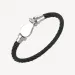 new Fashion brand Horseshoe Cable Bracelets White Gold Plated Black sier Bracelet For Men Women Accessories Jewelry_ipsvogv.com
