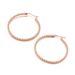 Women's Jewelry Fashion Temperament Slim Simple Personality Earrings 39m Wide Edge Round Bead Stainless Steel Earrings Female Jewelry_ipsvogv.com