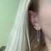 Surgical Steel Carnation Earrings, Punk Style, Hip-hop Style_ipsvogv.com