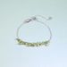 Fashionable Temperament Willow Yiyi Peridot Bracelet Tree Leaf Willow S925 Sterling Silver Inlaid Natural Gemstone Bracelet For Women_ipsvogv.com
