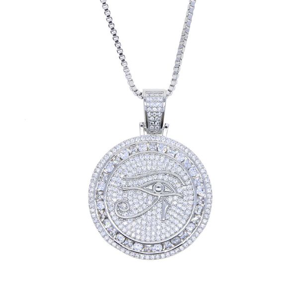 Hip Hop New Round Eye Necklace Trendy Jewelry One Piece Pendant_ipsvogv.com