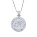 Hip Hop New Round Eye Necklace Trendy Jewelry One Piece Pendant_ipsvogv.com