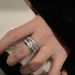 layer Open Zircon Female Meteor Falling~Multi Trendy Ins Hip Hop Advanced Sense Finger Fashion Personality Ring_ipsvogv.com