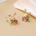 Brass Real Gold Electroplating Hot Selling Cute Rabbit Inlaid Zircon Niche Light Luxury Super Flash Female Earrings_ipsvogv.com