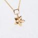 Tropical Rainforest Pink Flower Necklace Female Crystal Clavicle Necklace_ipsvogv.com