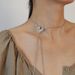 Liquid Metal Irregular Heart-shaped Sweater Long Chain Sweet Cool Wind Regulation Autumn And Winter Titanium Steel Does_ipsvogv.com
