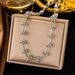 Street Style Knot Minimalist Bare Necklace Made Of Titanium Steel, Exaggerated Punk, Thorny Chain, Collarbone Chain_ipsvogv.com