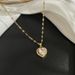 Steel 【 Titanium 】 Personalized Temperament, Fashionable And Simple Birthday Gift Ins Love Collarbone Micro Inlaid 【 】 Temperament,_ipsvogv.com