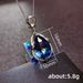 Cao Shi's New Fashionable Mermaid Tears Pendant Online Sales Live Hot Style Like Blue Water Drop Colorful Treasure_ipsvogv.com