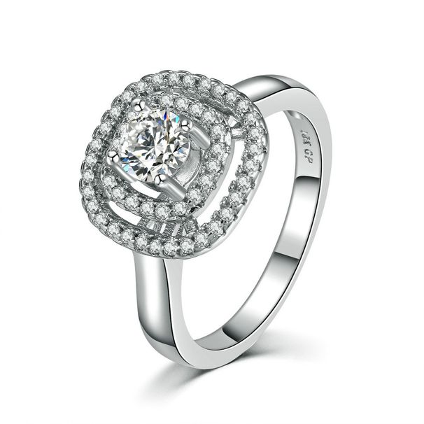 Hollow female ring zircon micro inlaid real gold plated jewelry_ipsvogv.com