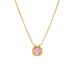 retro geometric zircon pendant necklace Light luxury niche octagonal sugar cube clavicle chain necklace_ipsvogv.com