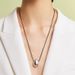 Eternal Life Leather Rope Long Necklace Light Luxury High Design Fashionable Water Drop Pendant Adjustable Sweater Neck_ipsvogv.com