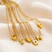 Hit New Product 26 Letter Necklace Gold Copper Plated Bubble Letter Necklace_ipsvogv.com