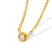 Mini Single Diamond Titanium Steel Women Popular Jewelry Pendant Accessories Collarbone Chain Necklace_ipsvogv.com