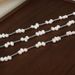 Korean Version Simple Exquisite Freshwater Pearl Necklace With A Feminine And High-end Feel, Titanium Steel Round Bead_ipsvogv.com