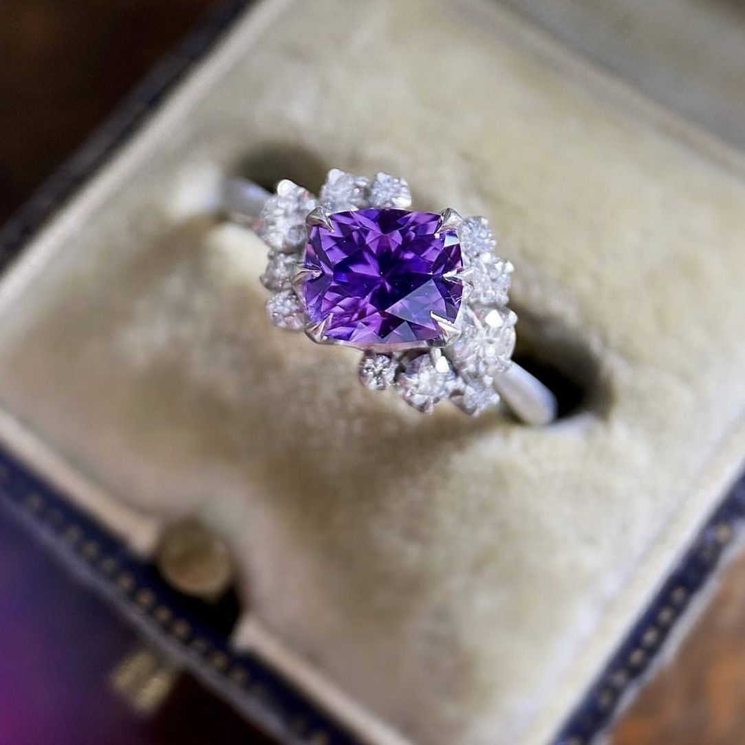 ,internet Celebrity, Fashionable, Colorful Diamond Women's Engagement Ring, Gift Jewelry_ipsvogv.com
