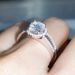 1 Carat Double Arm Mosang With Inlaid Jewelry In Sterling Silver S Round Bag Wedding Diamond Ring For Women_ipsvogv.com