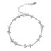 Hip Hop New Thorn Accessories Inlaid With Zircon Gold And Silver Punk Style Bracelets For Men And Women_ipsvogv.com