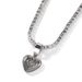 Men's Jewelry Niche Design Rock Sugar Love Pendant Light Luxury Copper Inlaid Zircon Heart Shaped Pendant Necklace Hip Hop_ipsvogv.com