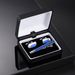 Men's Business Tie Clips Cufflinks Blue Diamond Set Cufflinks Tie Clips_ipsvogv.com