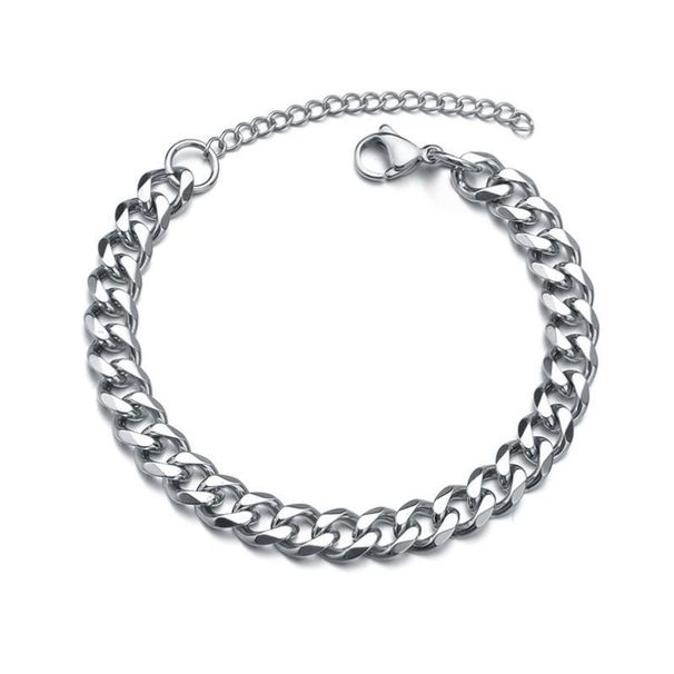 Super Texture Smooth Cuban Men's Hip-Hop Trendy Stainless Titanium Steel Bracelet New Style_ipsvogv.com