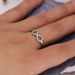 Simple And Infinite Ornaments An 8-line Ring, Exaggerated Personalized Diamond Set With Zircon Ring_ipsvogv.com