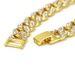 Unisex Full Diamond Cuban Men's Gold Bracelet Hip Hop Bracelet Necklace Cool_ipsvogv.com