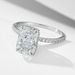 Pure Silver 7 * 10mm Ice Flower Cut High Carbon Diamond Ring, Fashionable And Luxurious Style, 3.5-carat Ring_ipsvogv.com